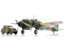 1/48 Mitsubishi Ki-46 III Type 100 & 4x4 Light Vehicle Kurogane photo