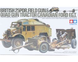 1/35 British 25lb Gun & Quad Plastic Model Kit photo