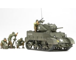 1/35 US Light Tank M5A1 Pursuit Ops w/4 Figures photo