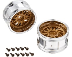 RC 2-Piece Wide Mesh Wheels - (1pr) photo