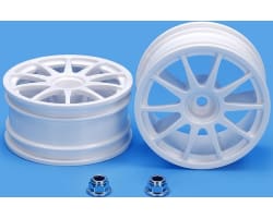 RC 10 Spoke One-Piece Wheels - (1pr) photo