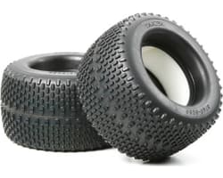 RC Oval Spike Tires TGM-04 - 2 pieces w/Inner Sponges photo