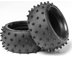 Wide Stud Spike Tire Set 2 : DF01/DT02 photo