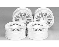 RC 24mm Mesh Wheels-4 pieces - White/+2 photo