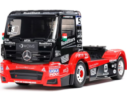 RC Tankpool24 Mercedes Actros TT-01E with HWI ESC Kit photo