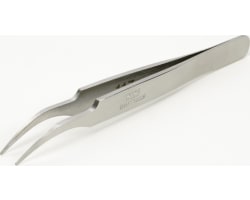 HG Angled Tweezers Round Tip photo