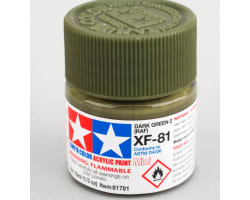 Acrylic Mini XF-81 Dark Green 2 RAF 10ml Bottle photo