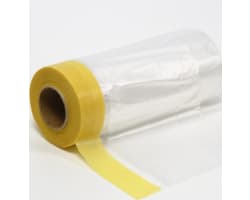 Masking Tape W/ Plastic Sheeting 550mm photo