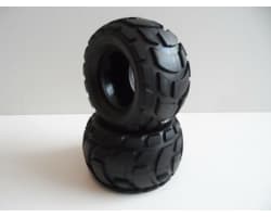 RC Tire: Wr-02cb Comical Grasshopper Wide/Block Pattern/Black photo