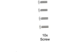 RC 3x10mm C.Sunk H.Screw: NDF-01 Nitro Thunder - 10pcs. photo