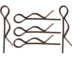 Black Body Clips 36.8mm Long 1.16mm Wire (4) photo