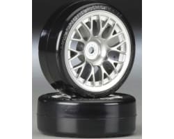 Mtl-Pltd Mesh wheel w/Cmntd Sup Driftech Tires24mm photo