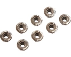 Serrated Wheel Nuts 4mm Black (8) photo