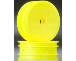 Front Dish Wheels (2) Fluorescent Yellow Dn-01 photo