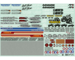 RC Sponser Sticker Set Off Road Car photo