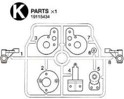 Aluminum Front Knuckle for Tamiya 2WD BF MB photo
