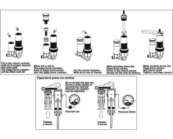 Black 90mm Aluminum Adjustable Piggyback Shocks (2) photo