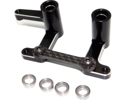 Aluminum/CF Steering Bellcranks and Draglink - Tra Ban Rus 2WD S photo