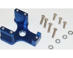 Tamiya Tnx Terra Crusher Blue Aluminum Engine Mount Heat Sink photo