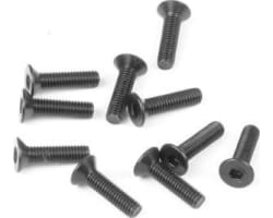 M3x12mm Flat Head Screws (black 10 pieces) photo