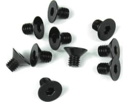 M4x6mm Flat Head Screws (black 10 pieces) photo