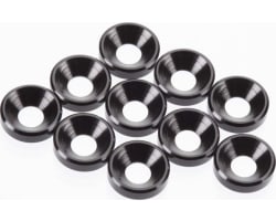 M4 Countersunk Washers Black Anodized 10pcs photo