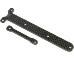 Carbon Chassis Brace Support Set: 22X-4 photo