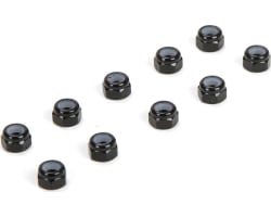 M3 Aluminum Lock Nuts Black 10 photo