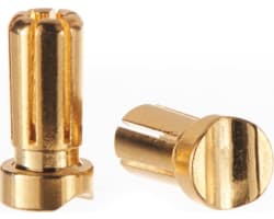 5mm Gold Plated 13mm Long Bullet photo