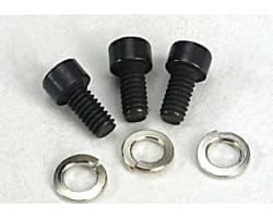 M2x4mm SHCS Socket Head Cap Screws w/ Lockwashers (3) photo