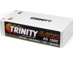 6400mah 2S 7.6V 130C Shorty 5mm Bullets photo