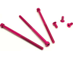 Motor Aluminum Screw Set 6 Pink: Drag Master/Monster photo