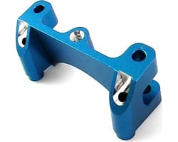 TRA Revo Blue Aluminum Front Shock Mount photo