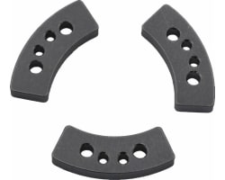 Aluminum Hard Anodized Long Slipper Clutch Pads (3) - TRA photo