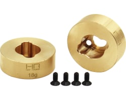 Brass Rear Hub 18g TRX4-M photo