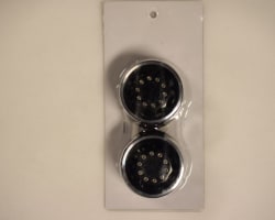 Black Aluminum 1/14 Tamiya Tractor Front Wheels photo