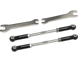 Aluminum mm Rear Turnbuckles (Black) - Losi 2WD 22S photo