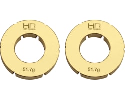 51.7g Brass Machete Wheel Weights UTB 1/18 photo