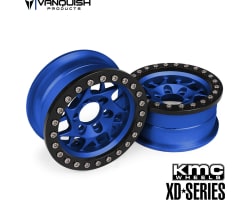 KMC 1.9 XD127 Bully Blue Anodized photo