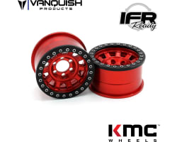 KMC 1.9 KM236 Tank Red Anodized photo