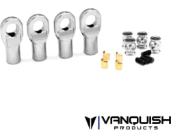 Machined Rod Ends Clear - Straight M4 photo