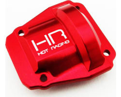 CNC 6061 Aluminum Diff Covers Red Ascender Series photo