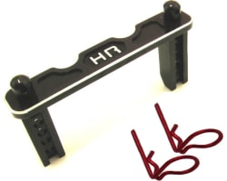 Black Aluminum Rear Body Post with Clips photo