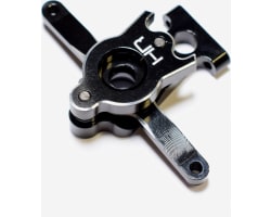 Aluminum Servo Saver Steering Bellcrank (Black) - 1/16 TRA photo