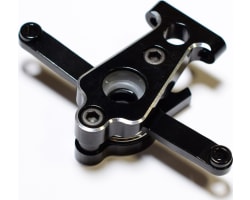 Aluminum Servo Saver Steering Bellcrank (Black) - 1/16 TRA photo