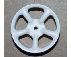 White 5 Spoke Wheels (4) photo