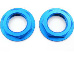 Aluminum Blue Flanged M17 23mm Hex Lock Nut (2) photo
