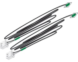 Stick-On LED Lights Green photo