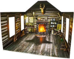 Ho-Scale Cozy Cabin photo