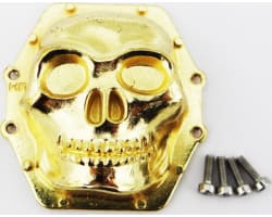 Metal Skull AR60 Diff Cover (Gold) - Axial Yeti Wraith AX10 photo